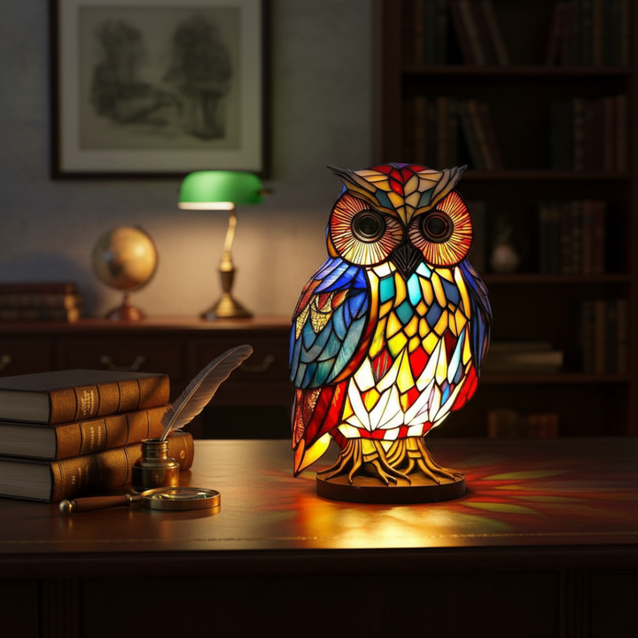 Graceful Owl Lamp