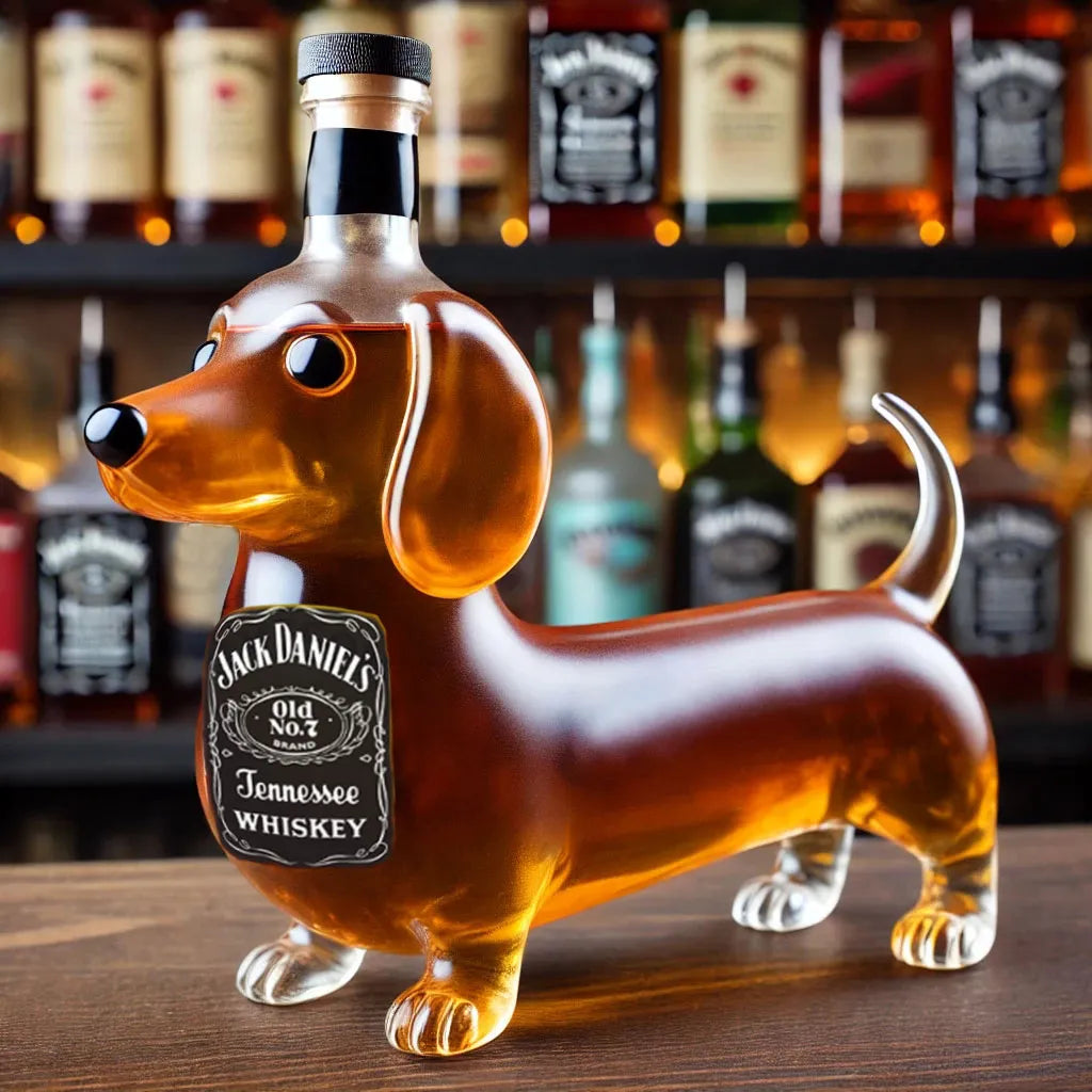 Dachshund Whiskey Bottle