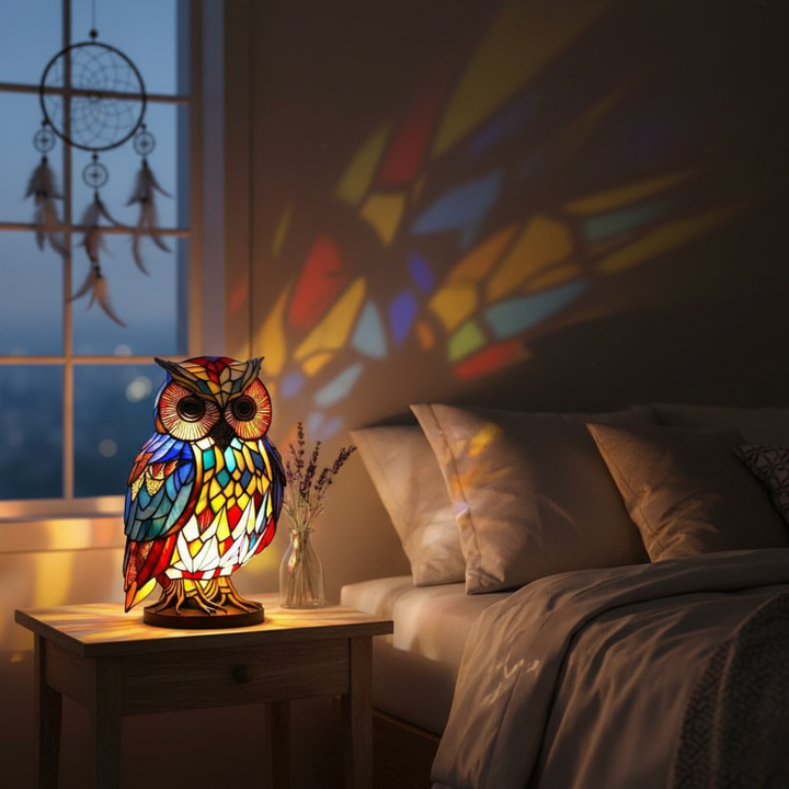 Graceful Owl Lamp