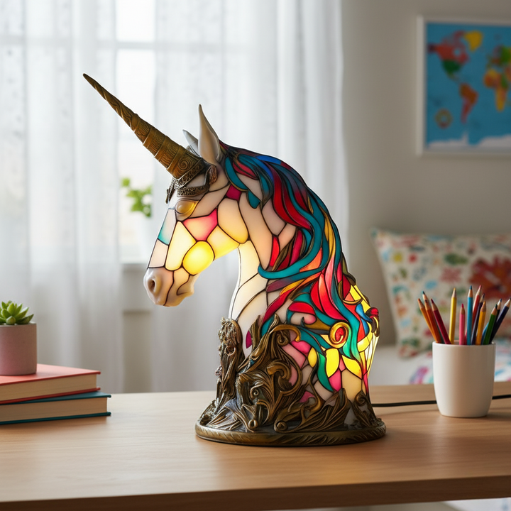 Luna the Enchanted Unicorn Lamp