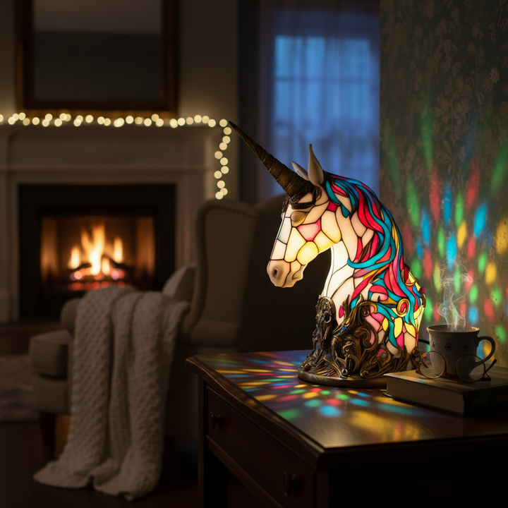 Luna the Enchanted Unicorn Lamp