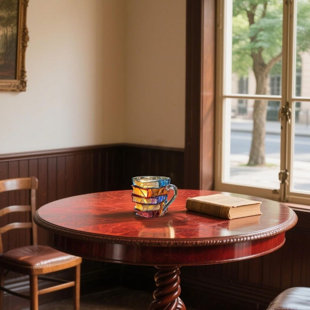 Unique 3D Mug for Literature Lovers