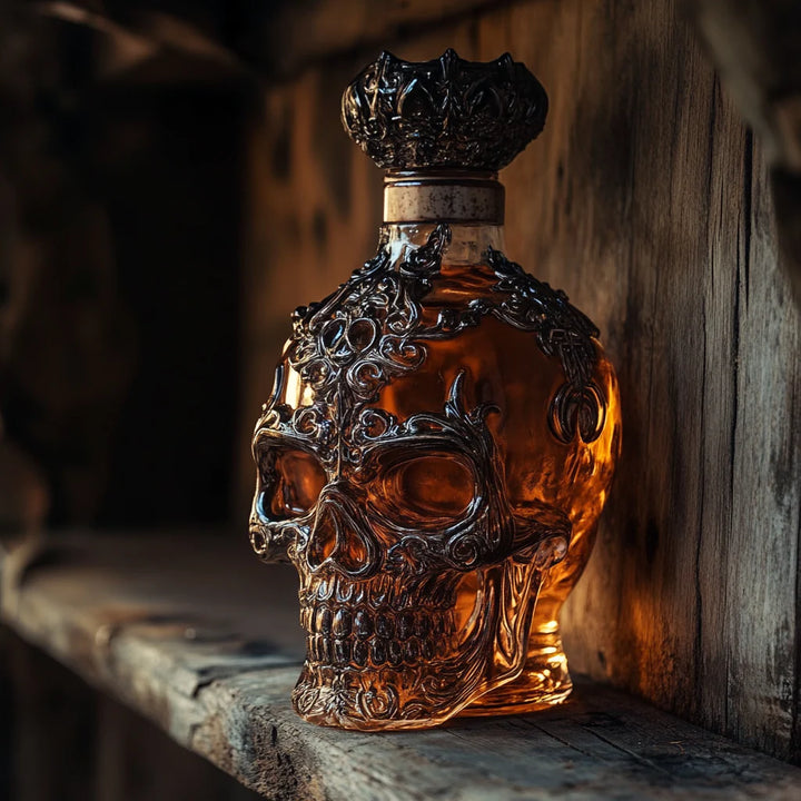Skull Whiskey Bottle