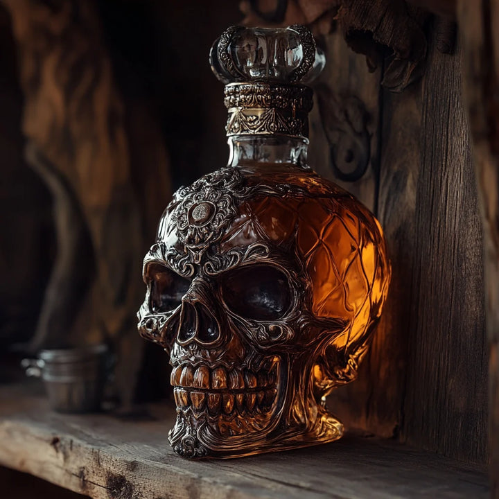 Skull Whiskey Bottle