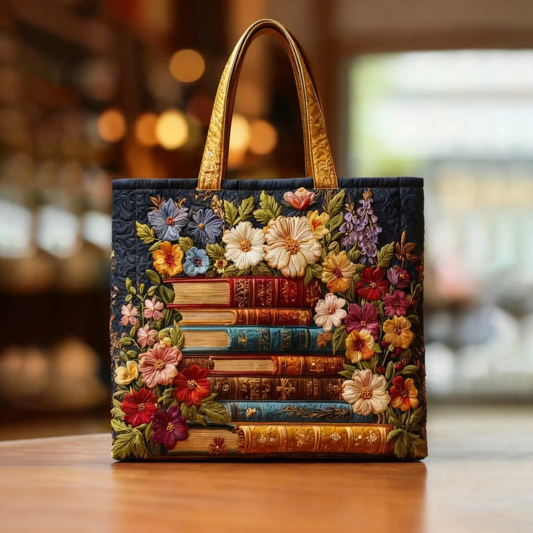 Handmade Floral Pages Handbag