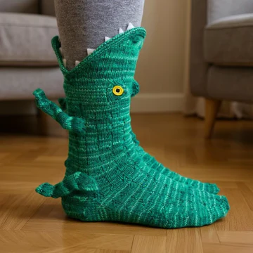 Catherine Crocodile Socks