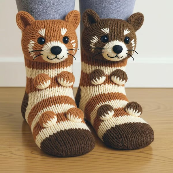 Riley Raccoon Socks