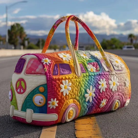 Hippie Journey Quilted Travel Bag
