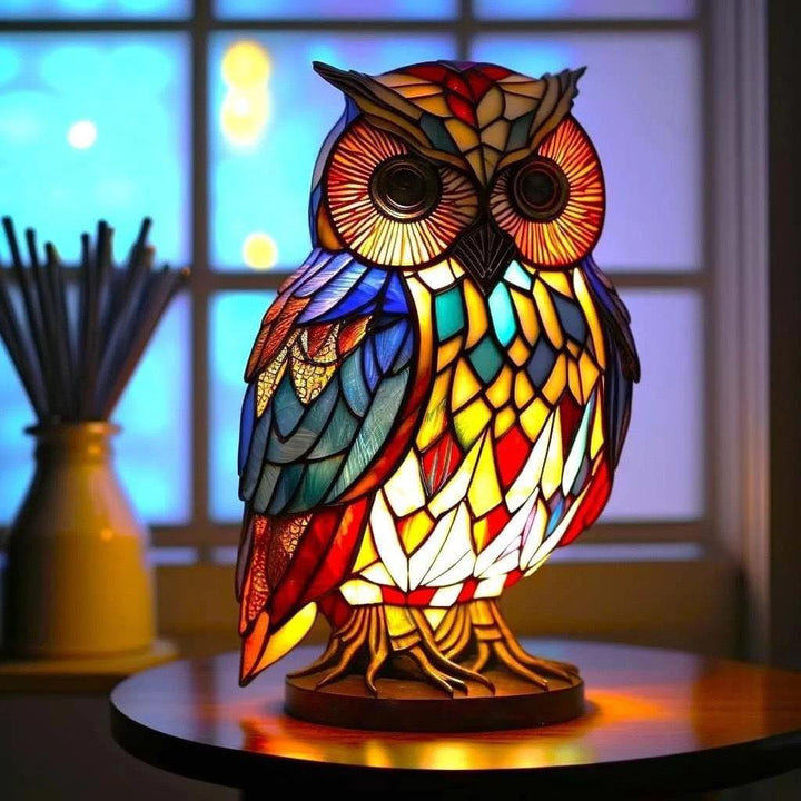Graceful Owl Lamp
