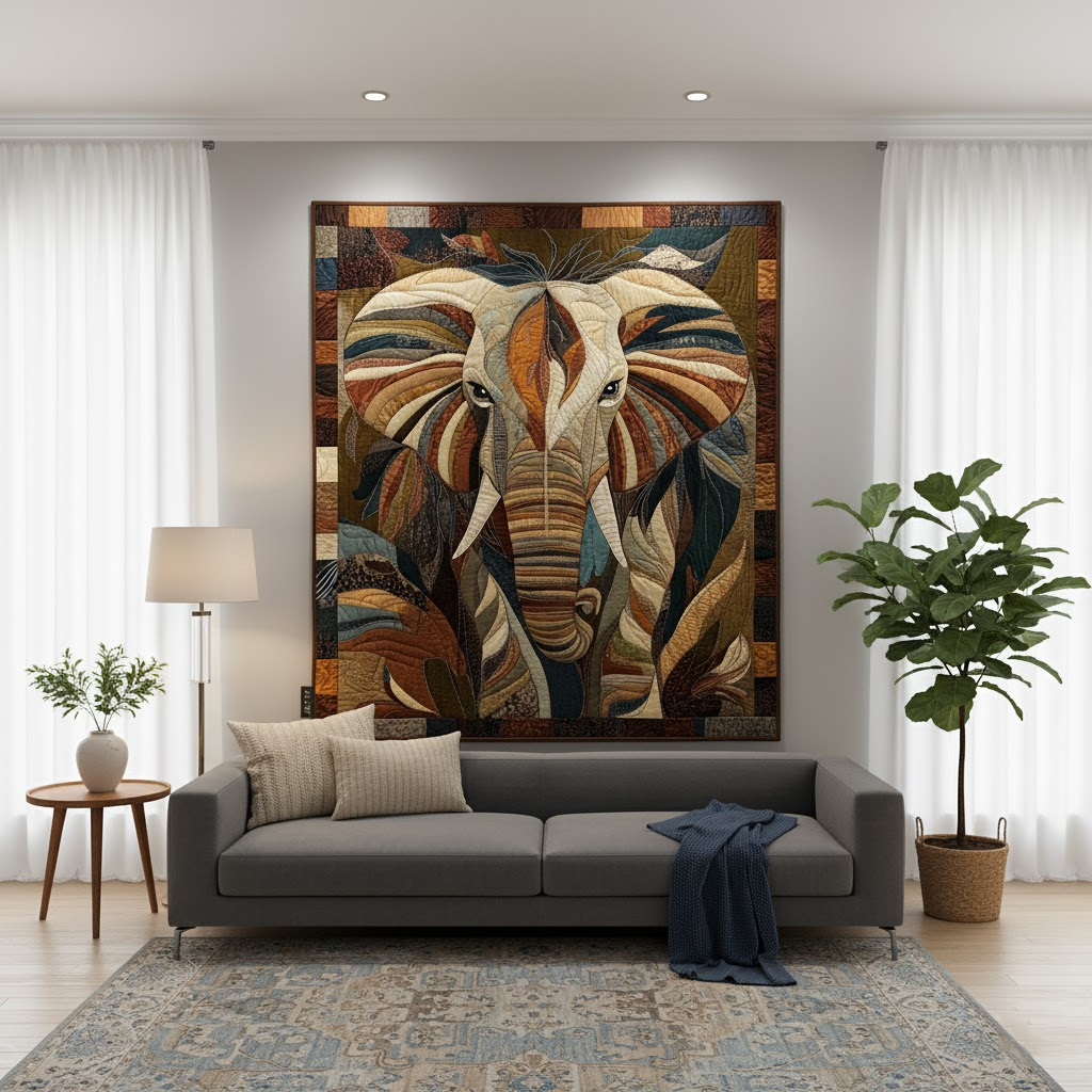 Midnight Wanderer Quilted Blanket