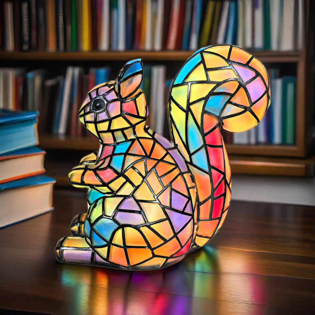 Alvin the Enchanted Squirrel Lamp