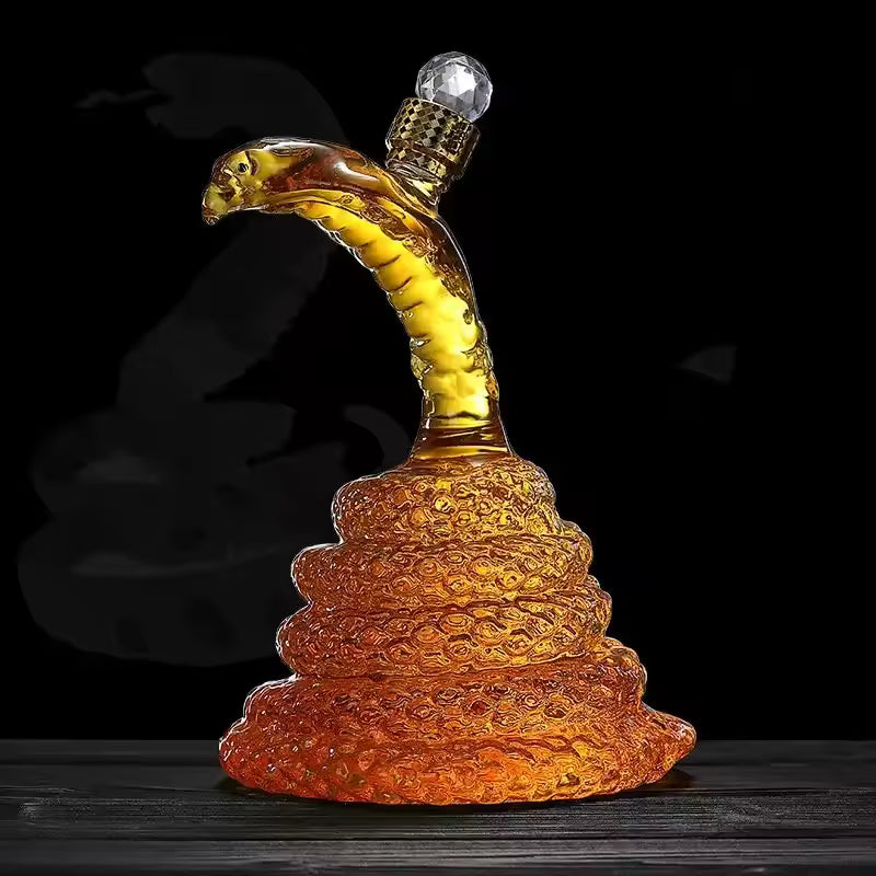 Cobra Whiskey Bottle