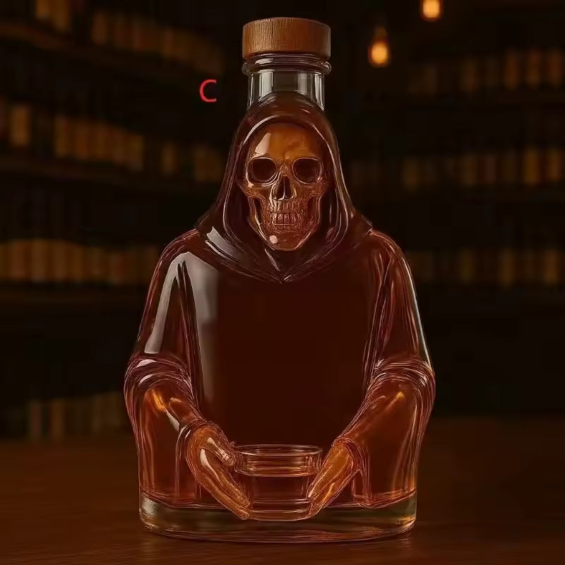Grim Reaper Whiskey Bottle