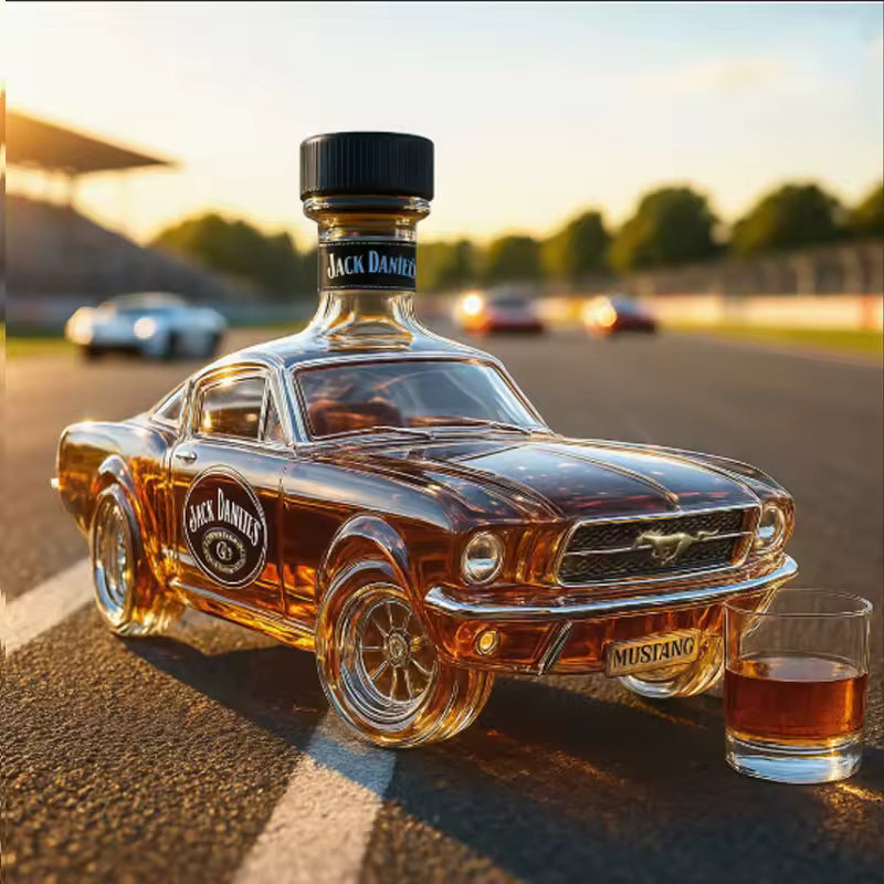 Police Car Whiskey Bottle