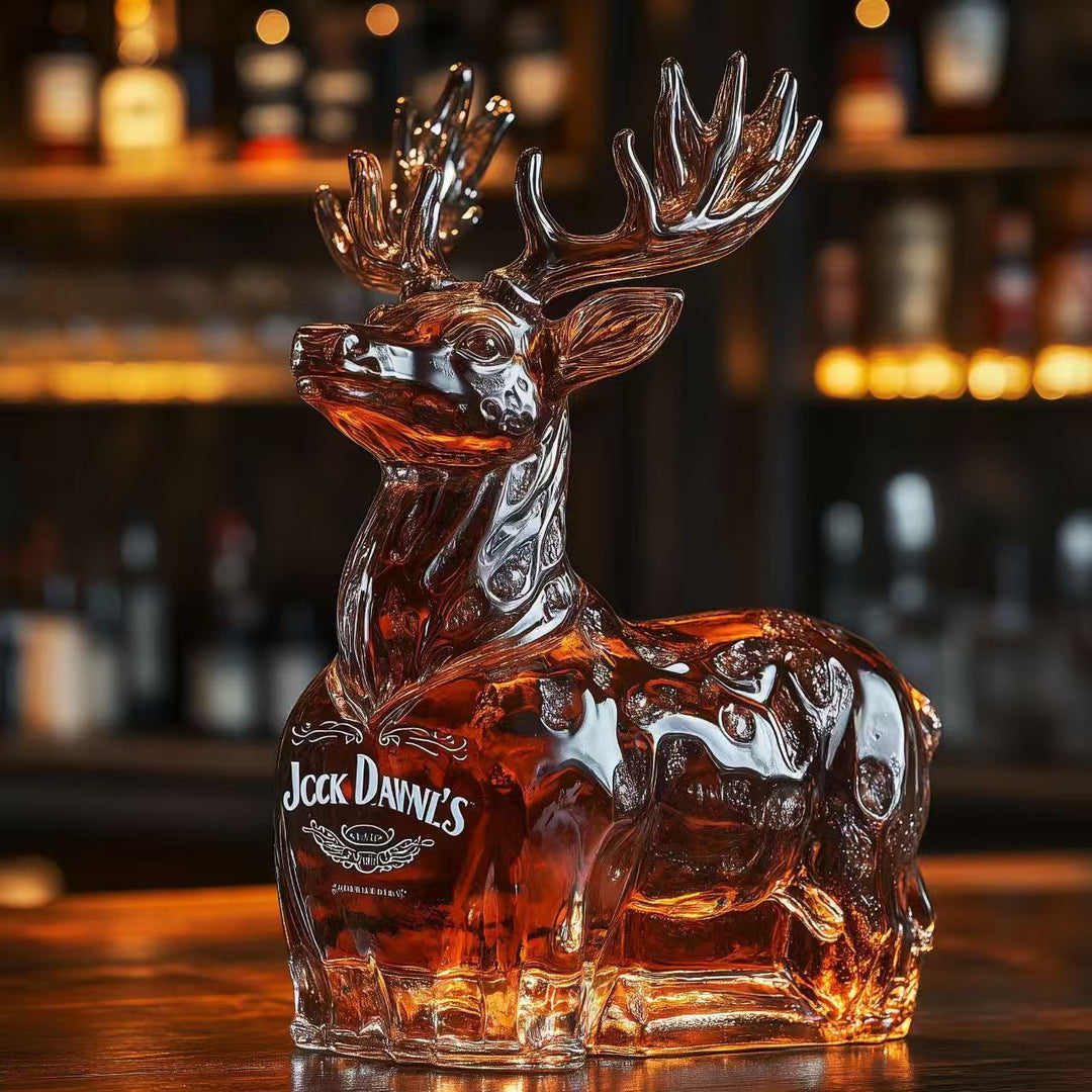 Deer Whiskey Bottle