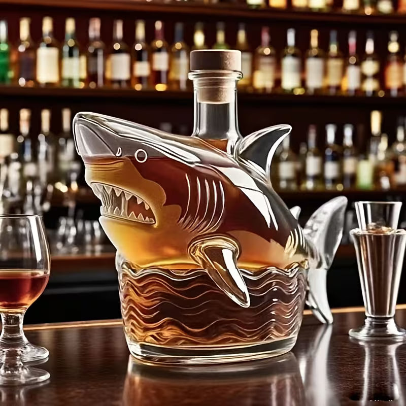 Shark Whiskey Bottle