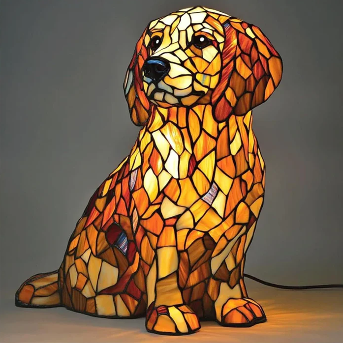 Lily the Spiritual Golden Retriever Statue